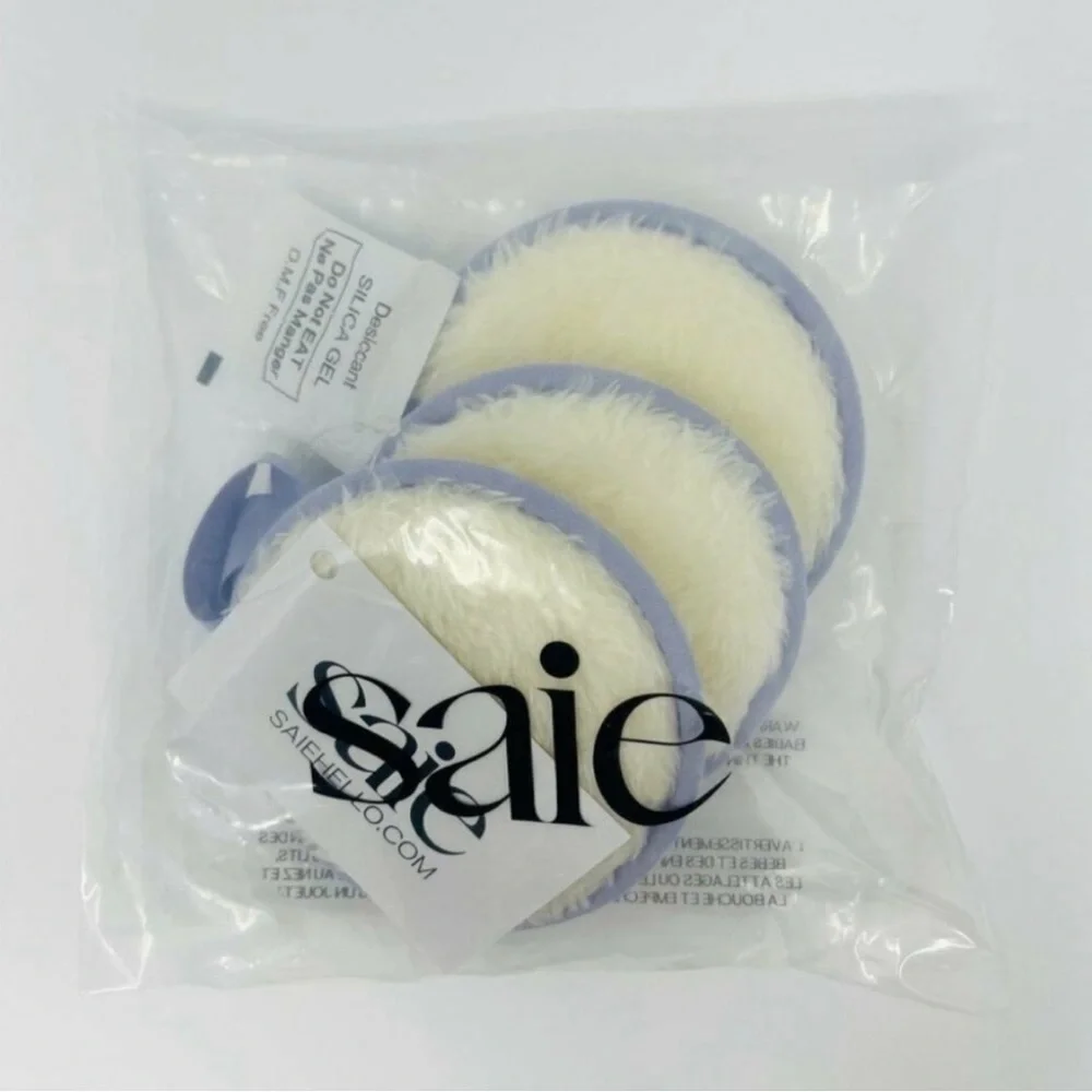 Saie Reusable Makeup Remover Rounds (6 pads)